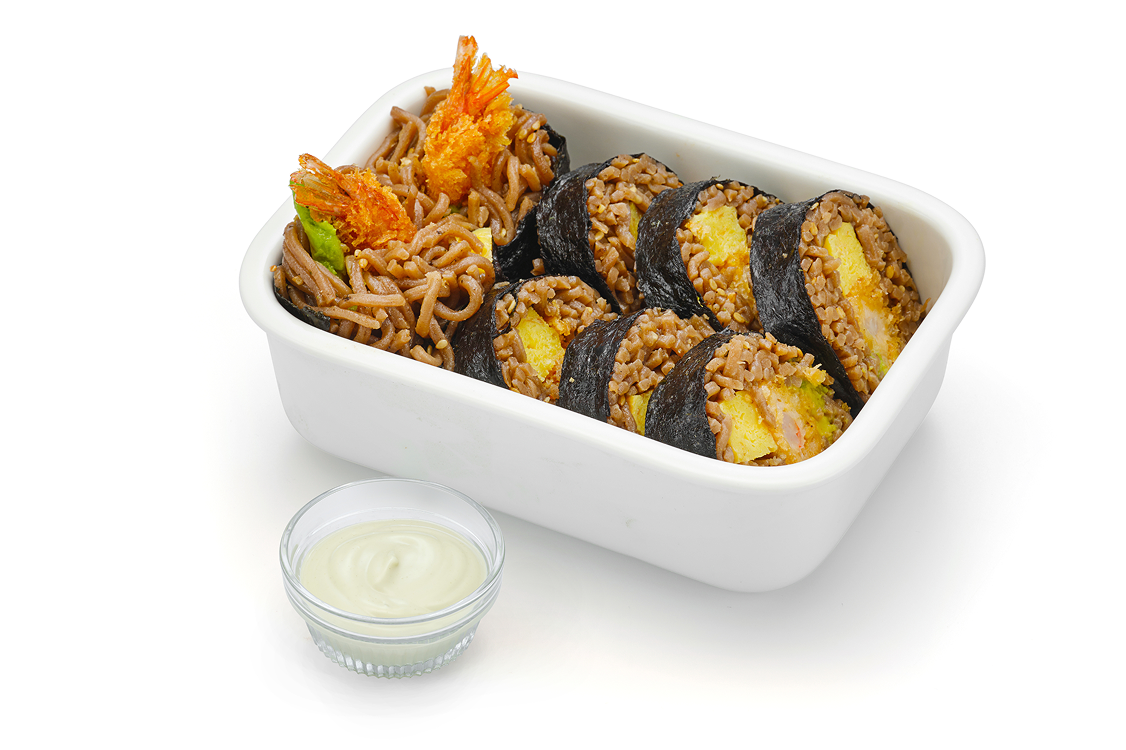 새우 메밀 김밥